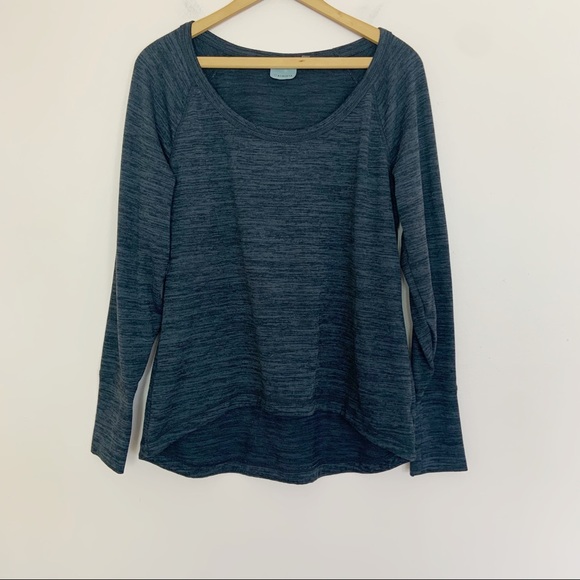 Athleta No Sweatin It Sharkbite Sweatshirt Top - Picture 2 of 5